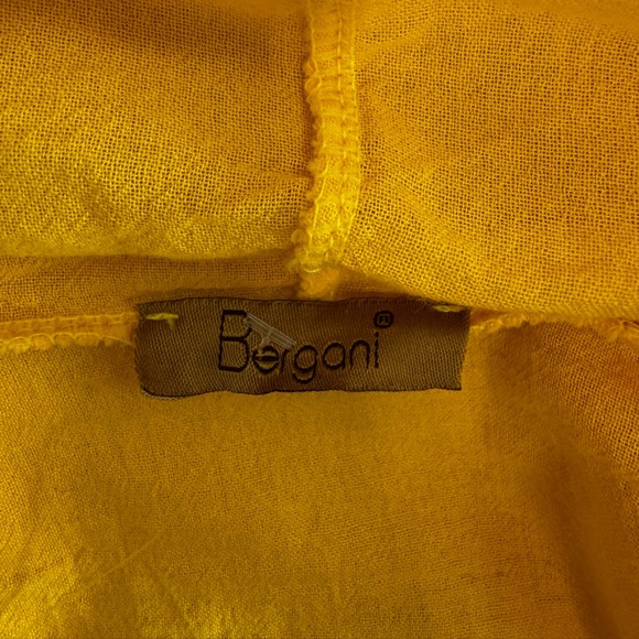 Yellow Coverup Blouse Shrug with tie front - Picture 2 of 6